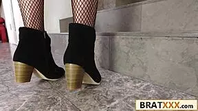 Petite Trick-Or-Treater Fucks Spooky Monster Cock