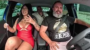 Novinha Natacha Hellen D� Para Dois Na Carona