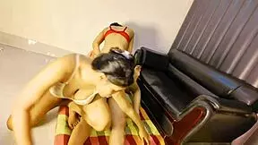 Uttaran20 - petite 18+ first time pussy getting threesome fuck by big dick