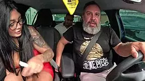 Novinha Natacha Hellen D� Para Dois Na Carona