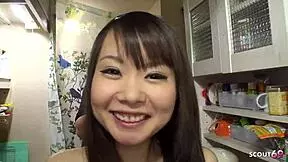 UNCENSORED JAV PORN - PETITE TEEN MAID SEDUCES TO DEEP CREAMPIE FUCK IN HER BUSHY PUSSY