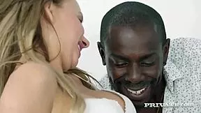 Oh wow, married cutie Taylor Sands getting her ass pounded by BBC!