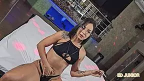 Latina Pornstar Rides Big Black Cock