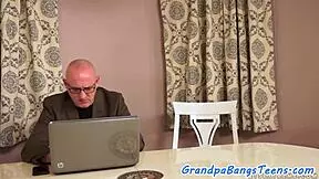 Petite Teen Gets Doggystyle Fucked By Old Man