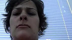 sexy babe masturbating hard with small tits