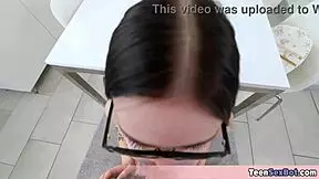 geeky stepsis agrees to free pussy day 😈