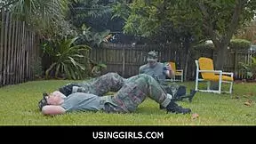 Usinggirls - freeuse teen 18+s become anytime sex for sergeant during basic training - dani blu callie black