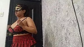 Exotic Dancer Warming Up With Her Open Pussy