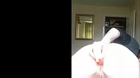 my dildo in my tight teen 18+ ass 😏