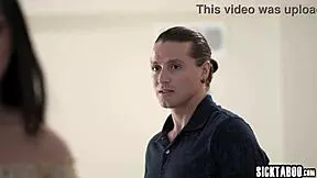 milf jennifer white got her tits fucked by stepson befor he pounded her so hard