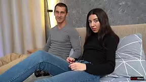 My lovely wife looks great on my friends cock - sharing my wife and joining in threesome