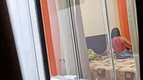 MI VECINA COLOMBIANA FOLLANDO CON SU NOVIO VOYEUR