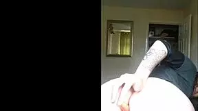 my dildo in my tight teen 18+ ass 😏