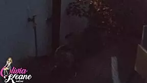 You Watch Your British Neighbor With Long Hair And Blue Eyes In The Shower