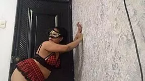 Exotic Dancer Warming Up With Her Open Pussy