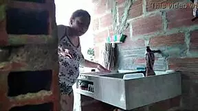 Stepmom Catches Me Masturbating Outdoors