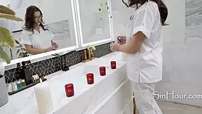 masseuse gives stepson nuru fucking realizes too late 😱