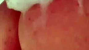 Horny British Slut Plays with Herself in the Shower