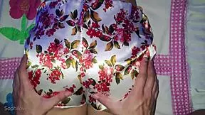 Latina virgin tight pussy takes big cock with panties aside in real homemade video