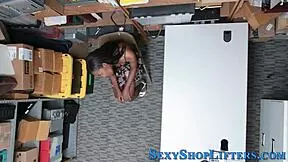 Ebony teen caught shoplifting in high definition reality