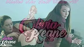 Naughty college student getting spanked