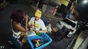 This mature woman takes a solid little dick and squirts hard.