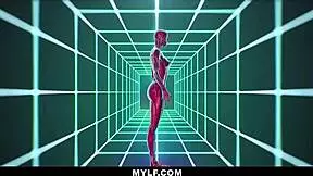 I fulfill every nerd's dream as a milf in this parody with mercedes carrera