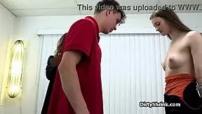 tall hottie licks milf doctor tits while getting fucked!!