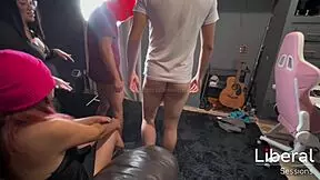 Hey cuckold, want to lend your girlfriend for porn filming? She'll get wild.