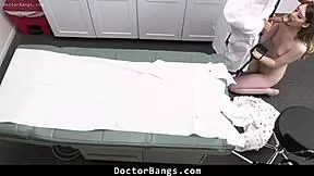 Hey, teen's pleading with the doc to keep her exam secrets 😏