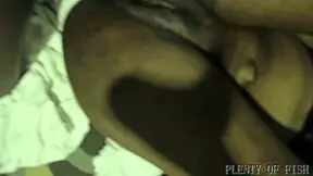 Skinny Babe Fingers Pussy After Fuck