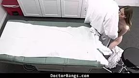 Hey, teen's pleading with the doc to keep her exam secrets 😏