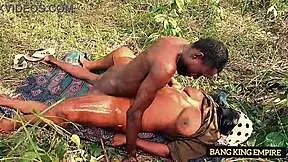 bbw outdoor bush porn with former college mate on hardcore sex