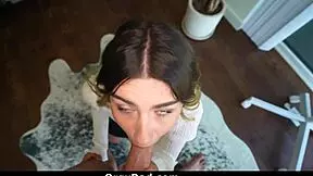 my horny stepdaughter takes my dick in the backdoor like a whore