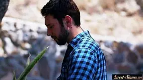 young stepdaughter sucks in sixtynine pose