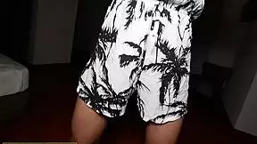 bf teaches preparing ladyboys ass for bareback anal fuck