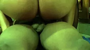 Hot morning fuck with lulu vroumette's long uncut cock