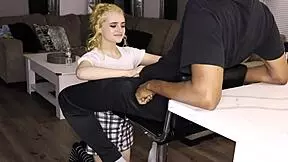 will she hawk tuah on that big black cock?