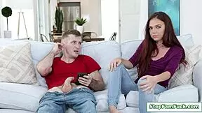 stepfamfuck com - stepsis blowjobs then fucked by stepbro