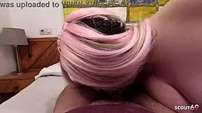Curvy German girl picked up at beach. Seduced to anal DP POV fuck by old guy.