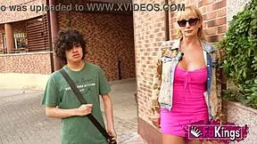 Victoria Vera Wants a Young 18+ Cock But Takes a Fat One!