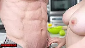 Pint-Sized Slut's Cunt Spread Wide With Natural Hangers!