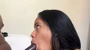 i swallow big black cock deep with ball licking and cumshot - amateur couple nysdel