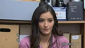 teen spreads wide for mall securitys cock