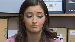 teen spreads wide for mall securitys cock