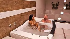 Hot Chat And Lots Of Dick In Brunette's Ass With Real Cumshot!