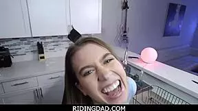 Fuck! Tiny Blonde Teen Jill Kassidy Gets Pounded By Stepdaddy On Kitchen Counter Pov!