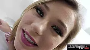 Tiny whore throating a huge cock - firstclasspov