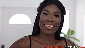 sub ebony teen nailed