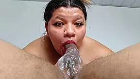 Te gustaria que bajara tu polla por mi garganta mientras la escupo y eyaculas en mi boca - tercera parte